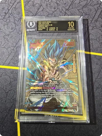 Gogeta : BR BGS 10 Black Label FB09-001 Super Alt Art SCR**  Dragon Ball Fusion